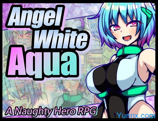 down Angel White Aqua