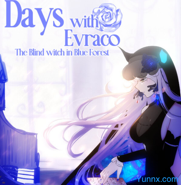 Days with Evraco: The Blind witch in Blue Forest Logo